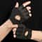 Womens Breathable Gym Anti Slip Cycling Gloves Half Finger Workout Breathable Gym Gloves 0