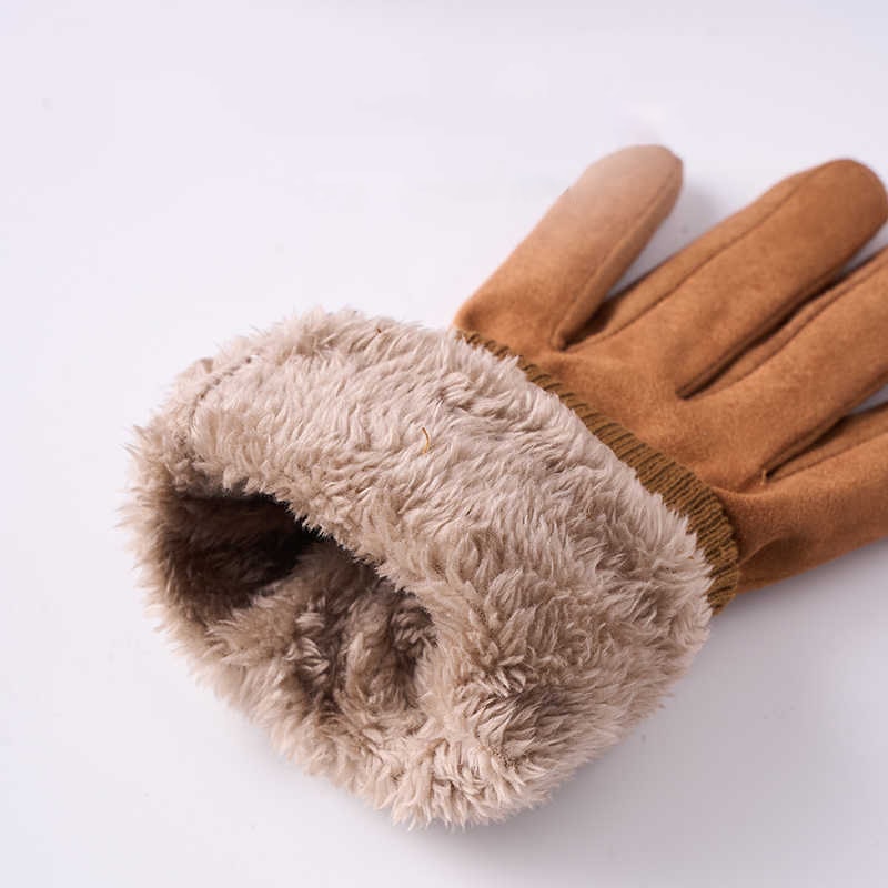 Warm Suede Touchscreen Winter Cycling Gloves For Men Outdoor Riding Delivery 1