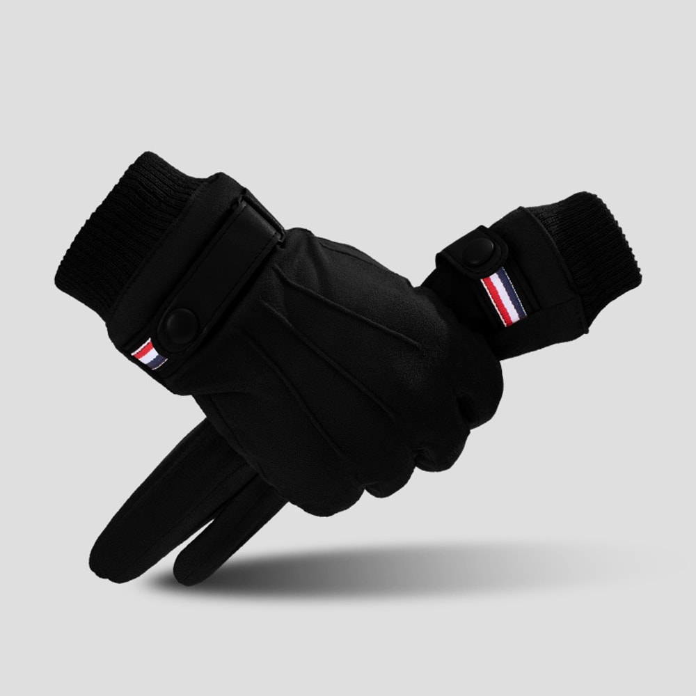 Warm Suede Touchscreen Winter Cycling Gloves For Men Outdoor Riding Delivery 7