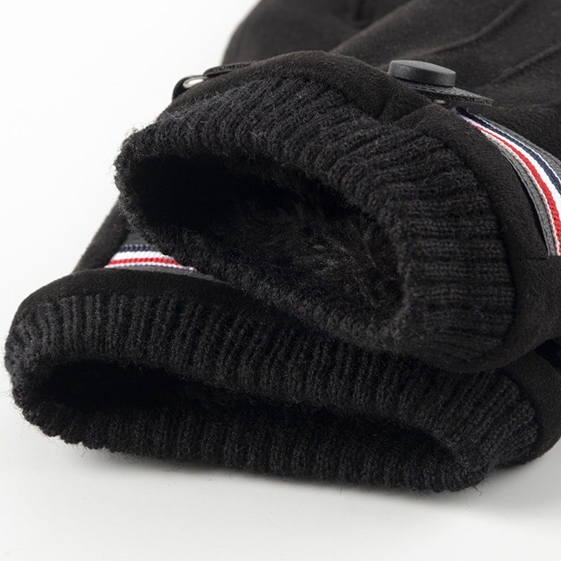 Warm Suede Touchscreen Winter Cycling Gloves For Men Outdoor Riding Delivery 4