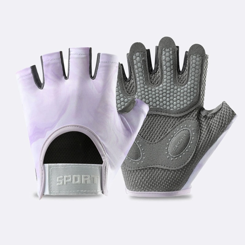 Unisex Fitness Gloves Breathable Semi Finger Workout Gloves For Gym Cycling 10