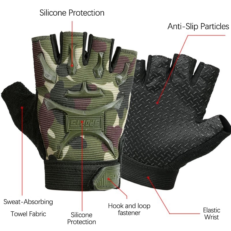 Kids Sports Gloves Anti Slip Training Cycling Protection 1