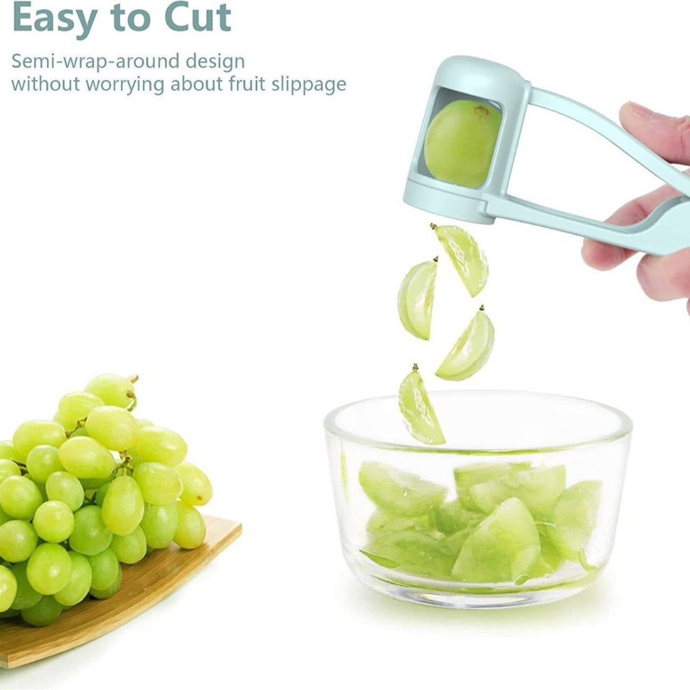 Cherry Tomato Grape Slicer Safe Fruit Cutter For Kids Families 0