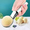 Premium Stainless Steel Ice Cream Fruit Scoop Dual Purpose Kitchen Tool 0