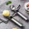 Premium Stainless Steel Ice Cream Fruit Scoop Dual Purpose Kitchen Tool 1