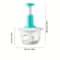 Premium Manual Food Chopper & Garlic Press Multifunction Vegetable Chopper & Meat Grinder