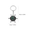 Mini Zinc Alloy Survival Compass Keychain for Hiking & Outdoor Adventures