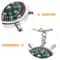 Mini Zinc Alloy Survival Compass Keychain for Hiking & Outdoor Adventures