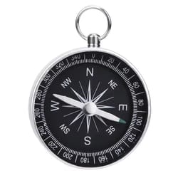 portable mini compass keychain aluminum outdoor travel adventure tool