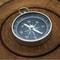 Portable Mini Compass Keychain Aluminum Outdoor Travel Adventure Tool