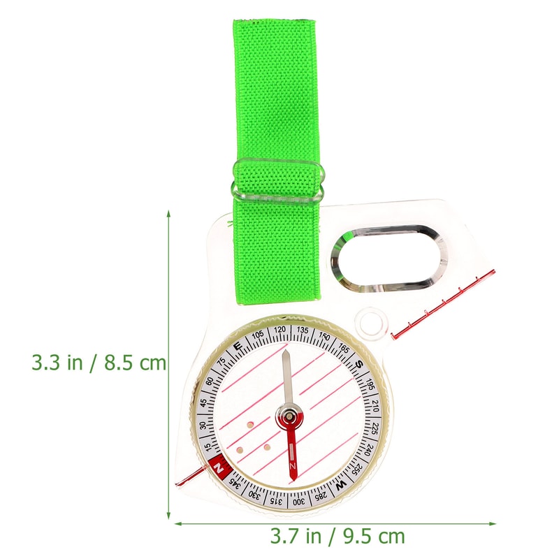 Compact Pocket Compass Precision Hiking Navigation Tool for Outdoor Travel and Map Reading
