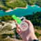 Compact Pocket Compass Precision Hiking Navigation Tool for Outdoor Travel and Map Reading