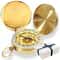 Brass Survival Compass High Accuracy Portable Waterproof Navigation Tool for Hiking