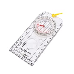 tactical multifunction compass with map measurer & hiking scale
