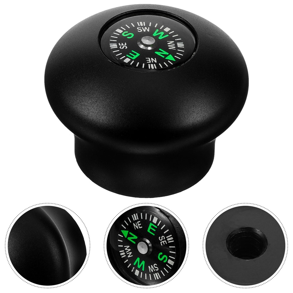 Trekking Pole Compass Head Lightweight Aluminum Outdoor Navigation