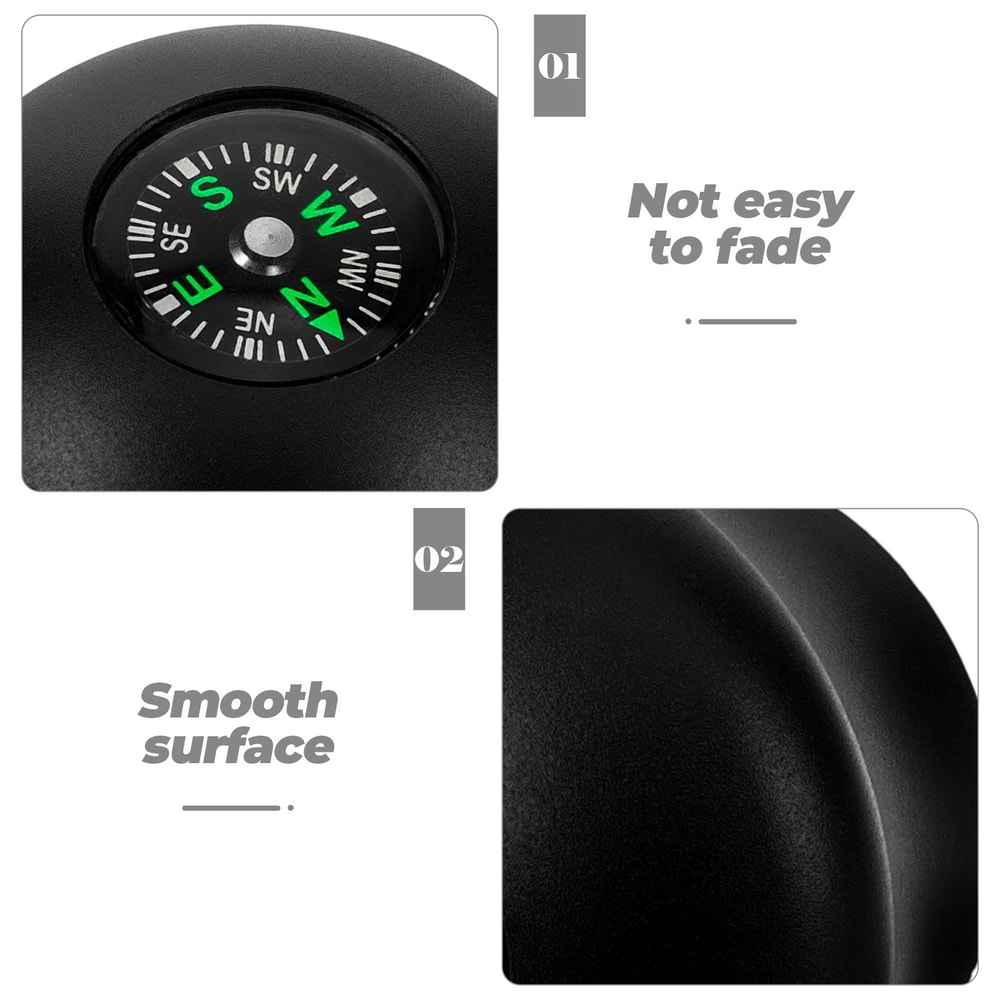 Trekking Pole Compass Head Lightweight Aluminum Outdoor Navigation