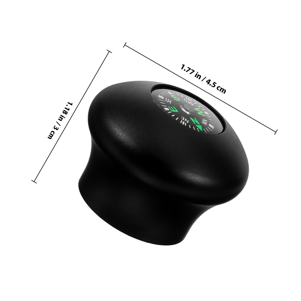 Trekking Pole Compass Head Lightweight Aluminum Outdoor Navigation