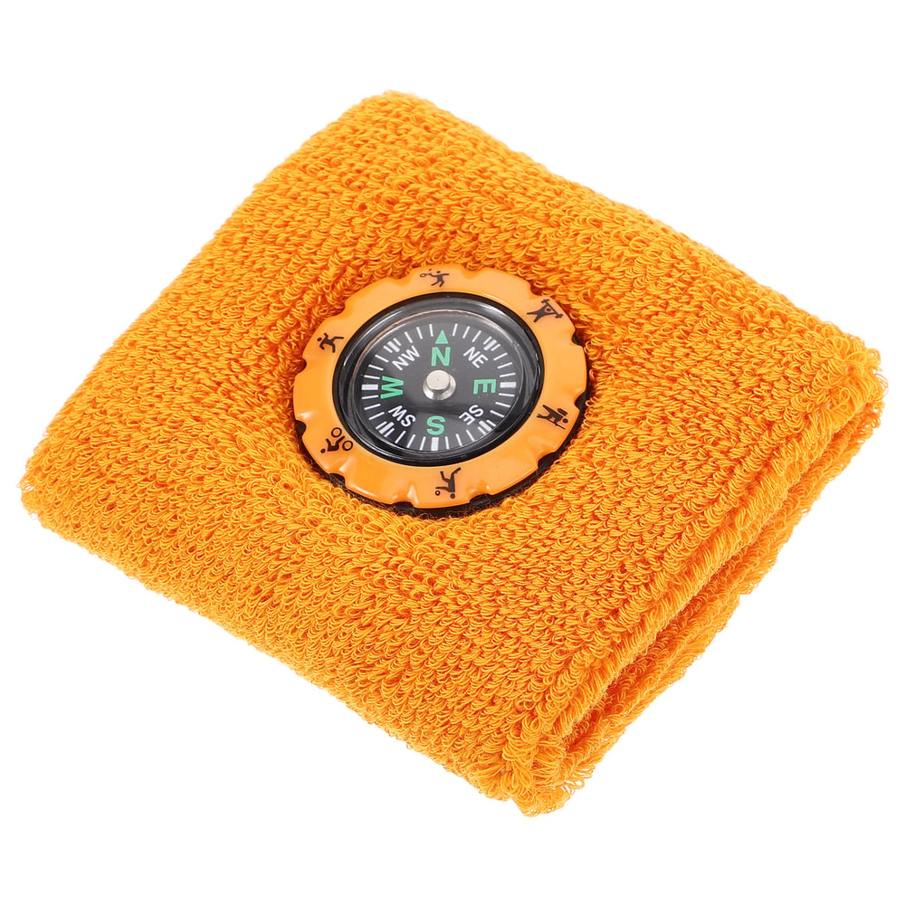 Wrist Compass Strap Sweat Absorbing Breathable Hiking Survival Gear