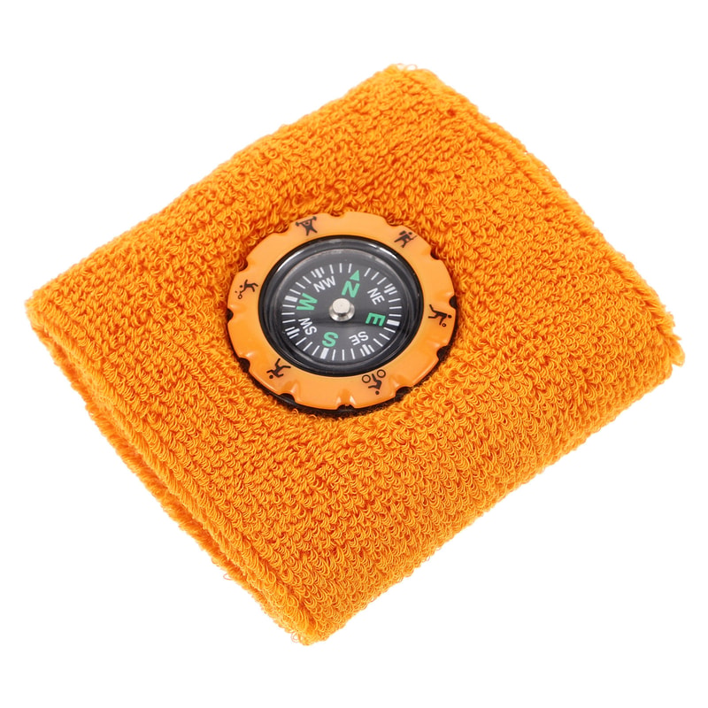 Wrist Compass Strap Sweat Absorbing Breathable Hiking Survival Gear