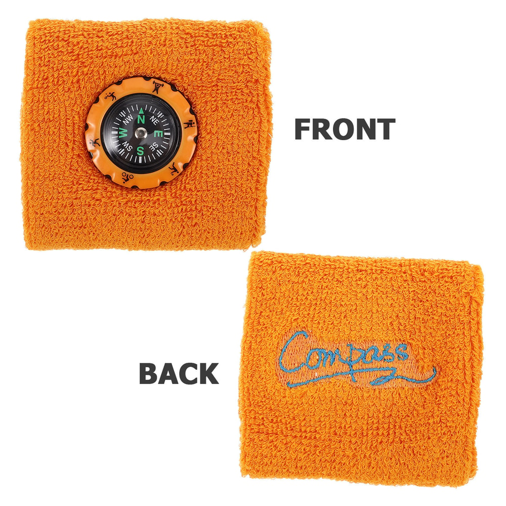 Wrist Compass Strap Sweat Absorbing Breathable Hiking Survival Gear