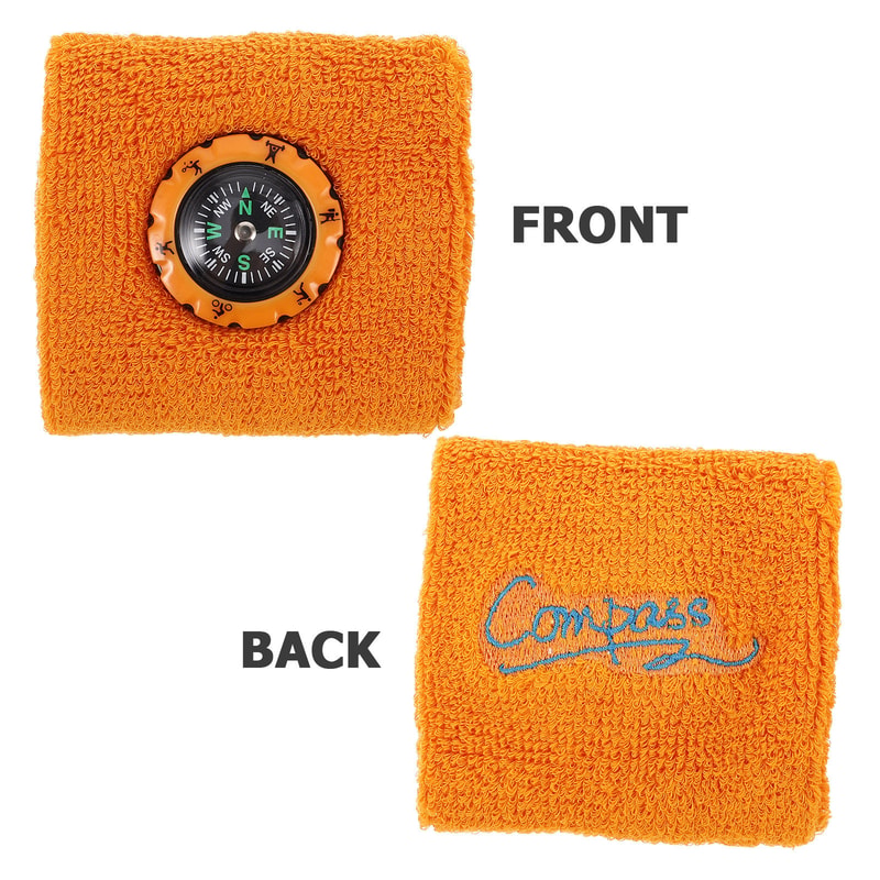 Wrist Compass Strap Sweat Absorbing Breathable Hiking Survival Gear