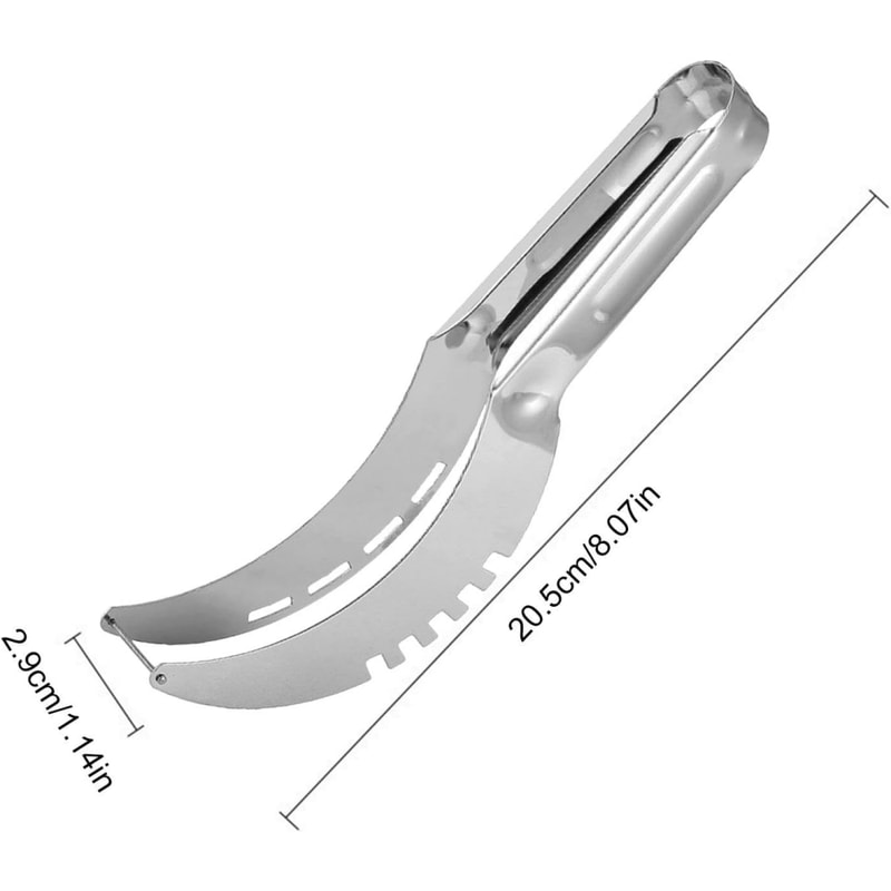 Premium Stainless Steel Watermelon Slicer Soft Fruit Cutter 1