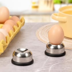 stainless steel egg hole puncher prevent egg cracking during boiling