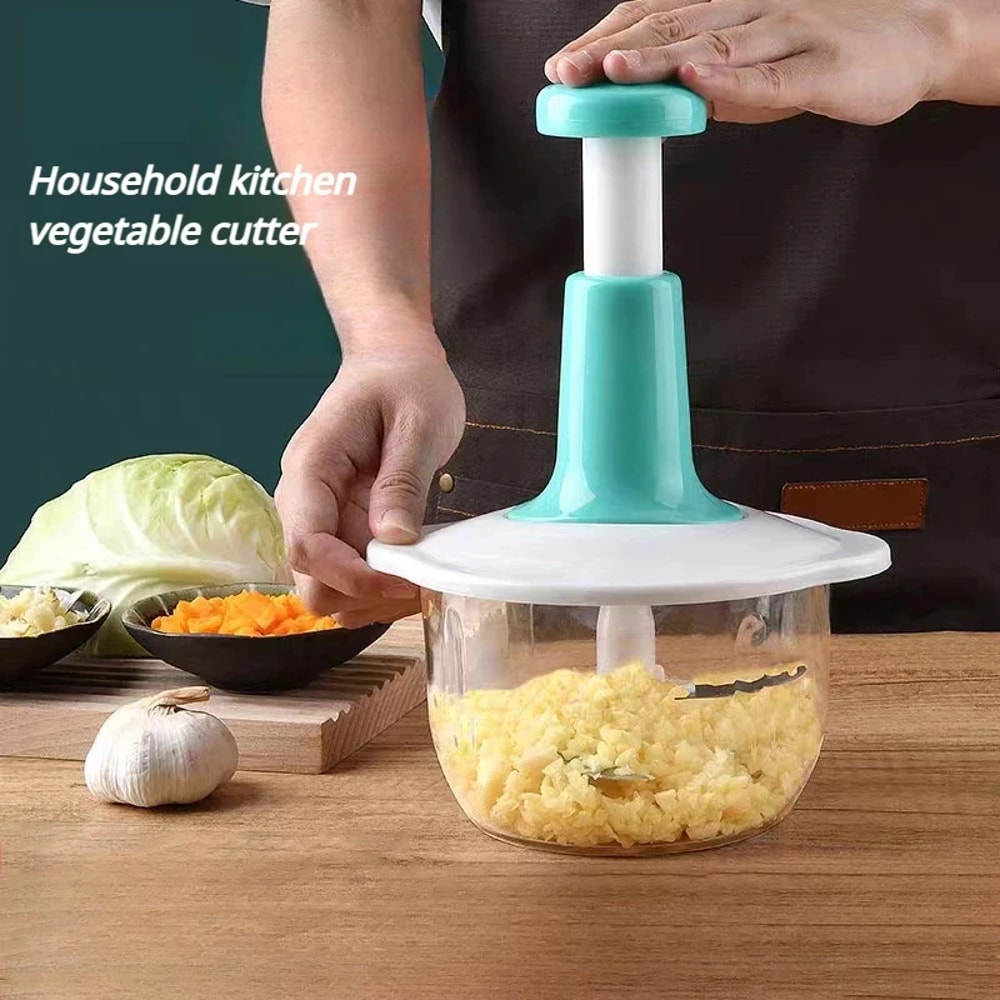 Premium Manual Garlic Press Multifunctional Vegetable Slicer Meat Grinder 1