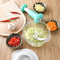 Premium Manual Garlic Press Multifunctional Vegetable Slicer Meat Grinder 3