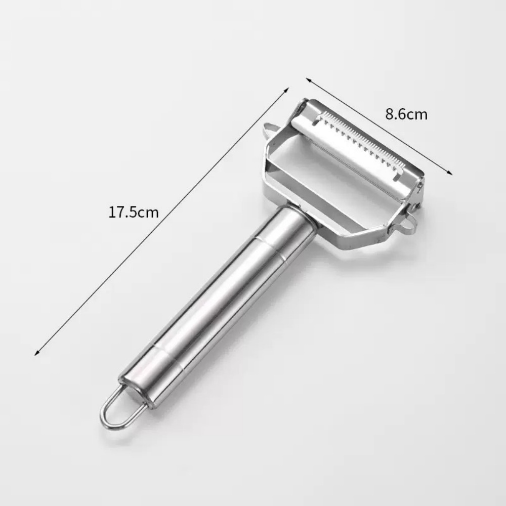 Premium Stainless Double Sided Vegetable Peeler Multi Functional Grater 5