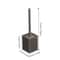 Rustproof Wall Mounted Toilet Brush Set With No Dead Angle Cleaning 5