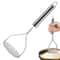 Premium Stainless Steel Potato Masher & Vegetable Press for Smooth Purees