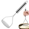 Premium Stainless Steel Potato Masher & Vegetable Press for Smooth Purees