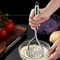 Premium Stainless Steel Potato Masher & Vegetable Press for Smooth Purees