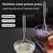 Premium Stainless Steel Potato Masher & Vegetable Press for Smooth Purees