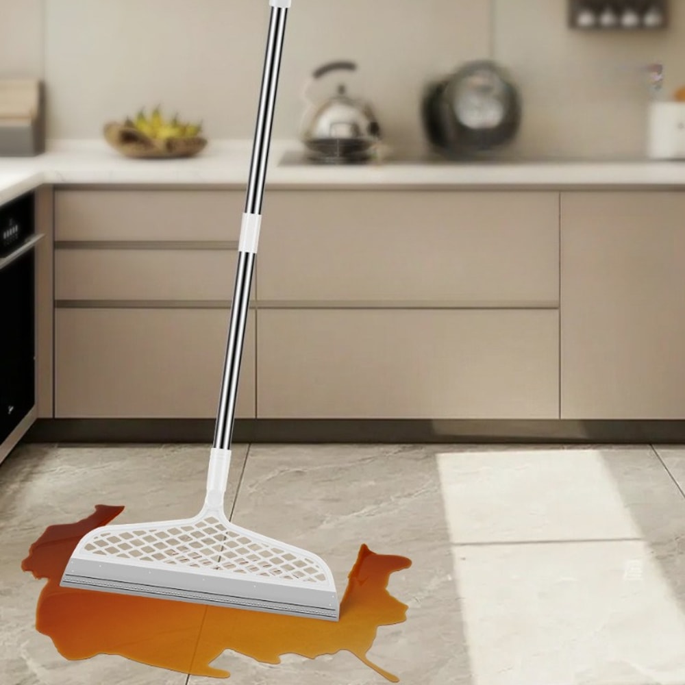 Detachable Magic Silicone Broom & Multi Surface Squeegee
