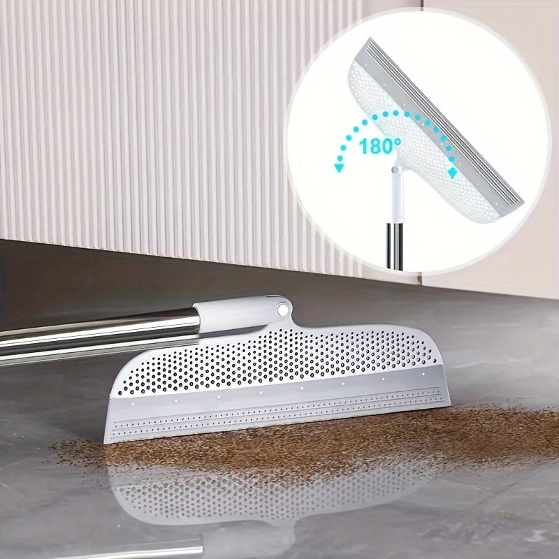 Detachable Magic Silicone Broom & Multi Surface Squeegee