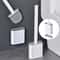 Toilet Brush With Soft Bristle Head For Deep Cleaning 1