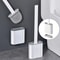 Toilet Brush With Soft Bristle Head For Deep Cleaning 1