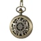 Retro Hollow Pocket Watch Compass For Men With Chain 7
