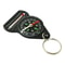 Mini Survival Compass Thermometer Portable Outdoor Hiking Compass Keychain