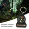 Mini Survival Compass Thermometer Portable Outdoor Hiking Compass Keychain