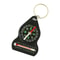 Mini Survival Compass Thermometer Portable Outdoor Hiking Compass Keychain