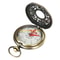 Vintage Pocket Watch Compass Necklace Outdoor Navigation Timepiece