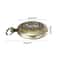Vintage Pocket Watch Compass Necklace Outdoor Navigation Timepiece