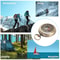 Premium Brass Hiking Compass Durable Waterproof Navigation Tool
