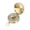 Vintage Portable Compass with Metal Flip Cover Outdoor Navigation Tool