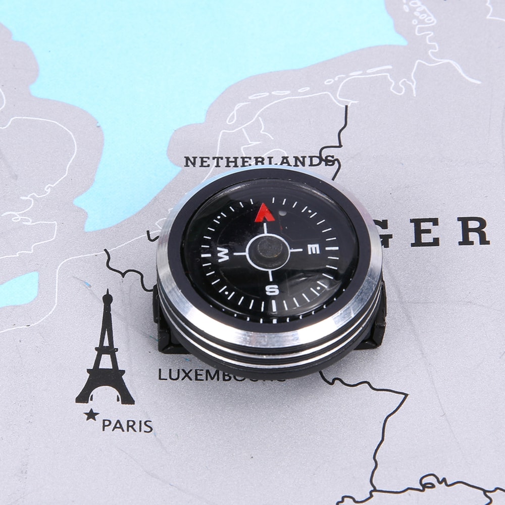 Mini Portable Wrist Navigation Compass Detachable Survival Tool for Outdoor Adventures