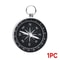 Portable Adventure Compass Keychain Mini Compass Keychain for Outdoor Travel