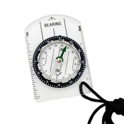 transparent compass & map ruler for hiking and camping